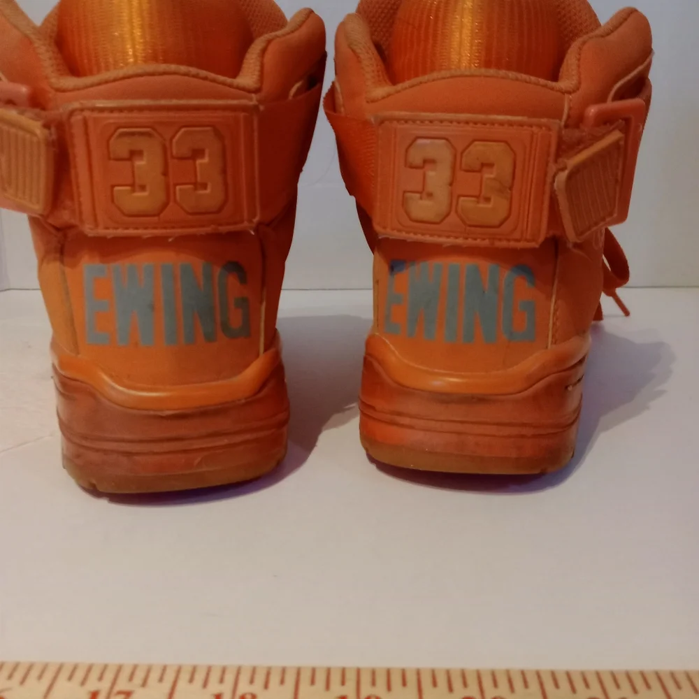 EWING 33‎ Orange High-Top Sneakers KIDS Sz.5